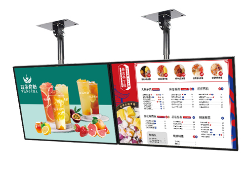 壁挂高清安卓一体机广告机 智能安卓数字标牌网络版广告机电视宣传屏 超薄LED液晶显示屏